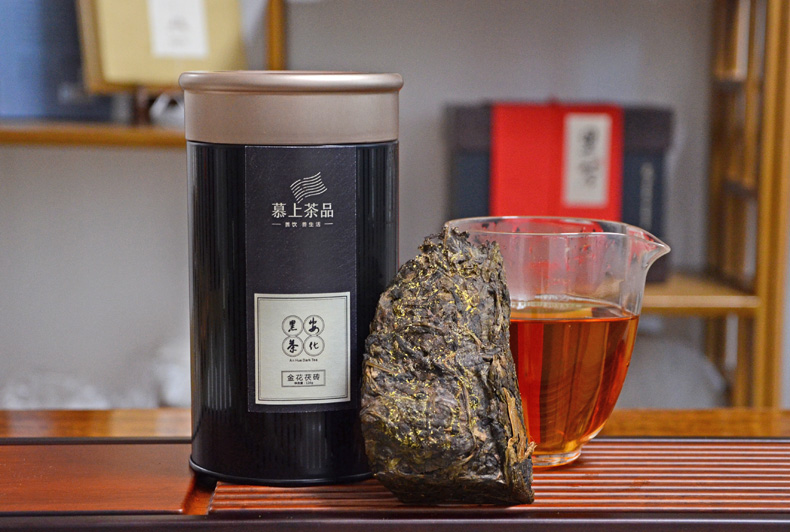 安化黑茶正品金花茯砖茶散装
